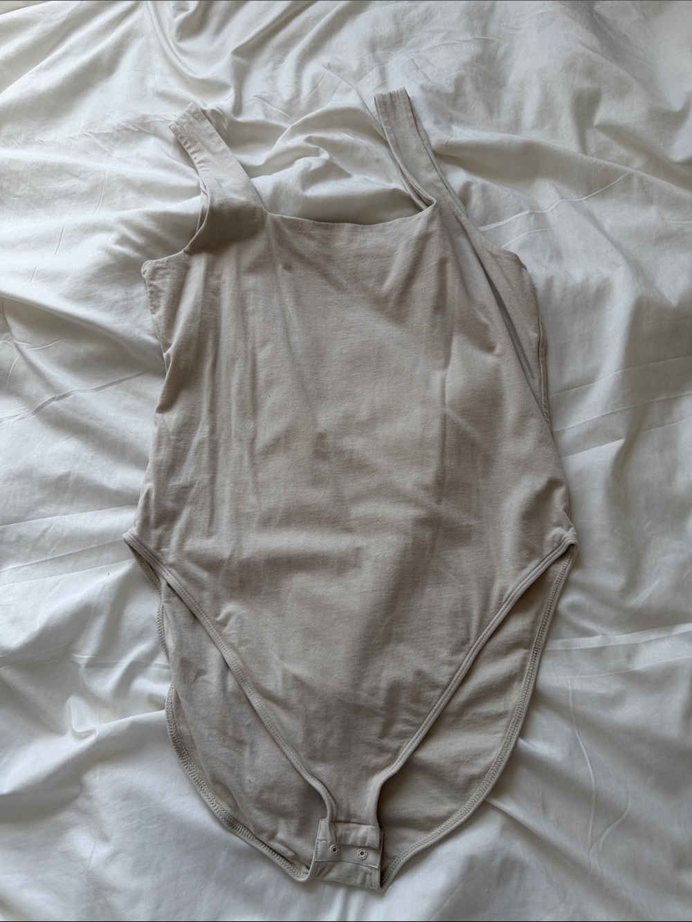 Old Navy Neutral Beige Tank Bodysuit
